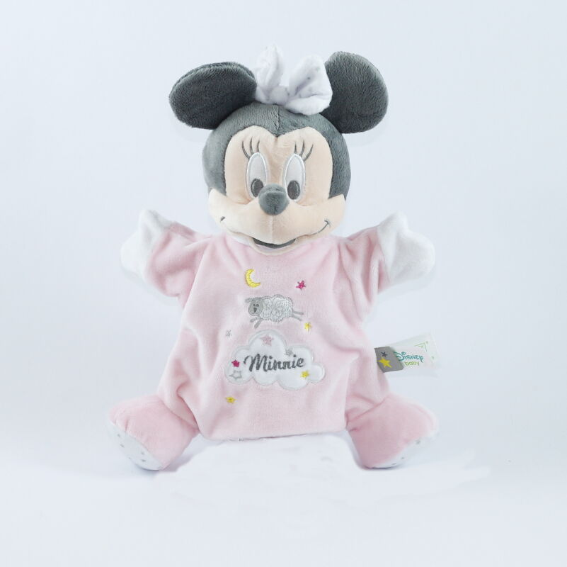  minnie mouse handpuppet pink white sheep 